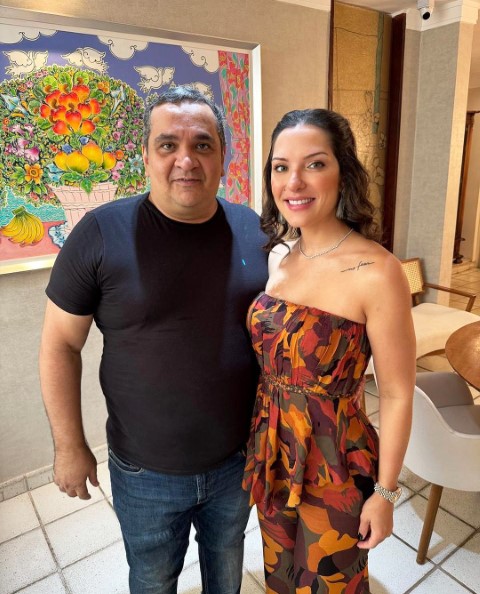Robson Matos e Janaina Riva