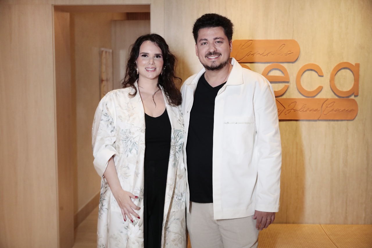 Os diretores da CASACOR, a arquiteta Giovanna Trojan e o jornalista Luiz Hugo Queiroz